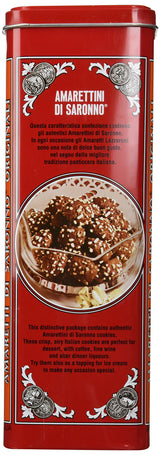 Lazzaroni Amaretti Amarettini Di Saronno Tall Tin 14.1 Oz.