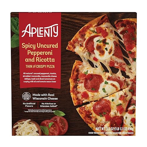 Spicy Pepperoni & Ricotta Thin Crust Pizza