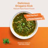 Gaucho Ranch Pizza Topping Flavor and Authentic Chimichurri Sauce, Gluten-Free Chimichurri Seasoning Blend with Fresh Organic Herbs, Premium Vegan
