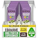 Biena Crispy Roasted Edamame Beans Snack - High Protein Low Carb Snack for Adults & Kids, 12g Protein per Serving - Made w/Avocado Oil - Vegan