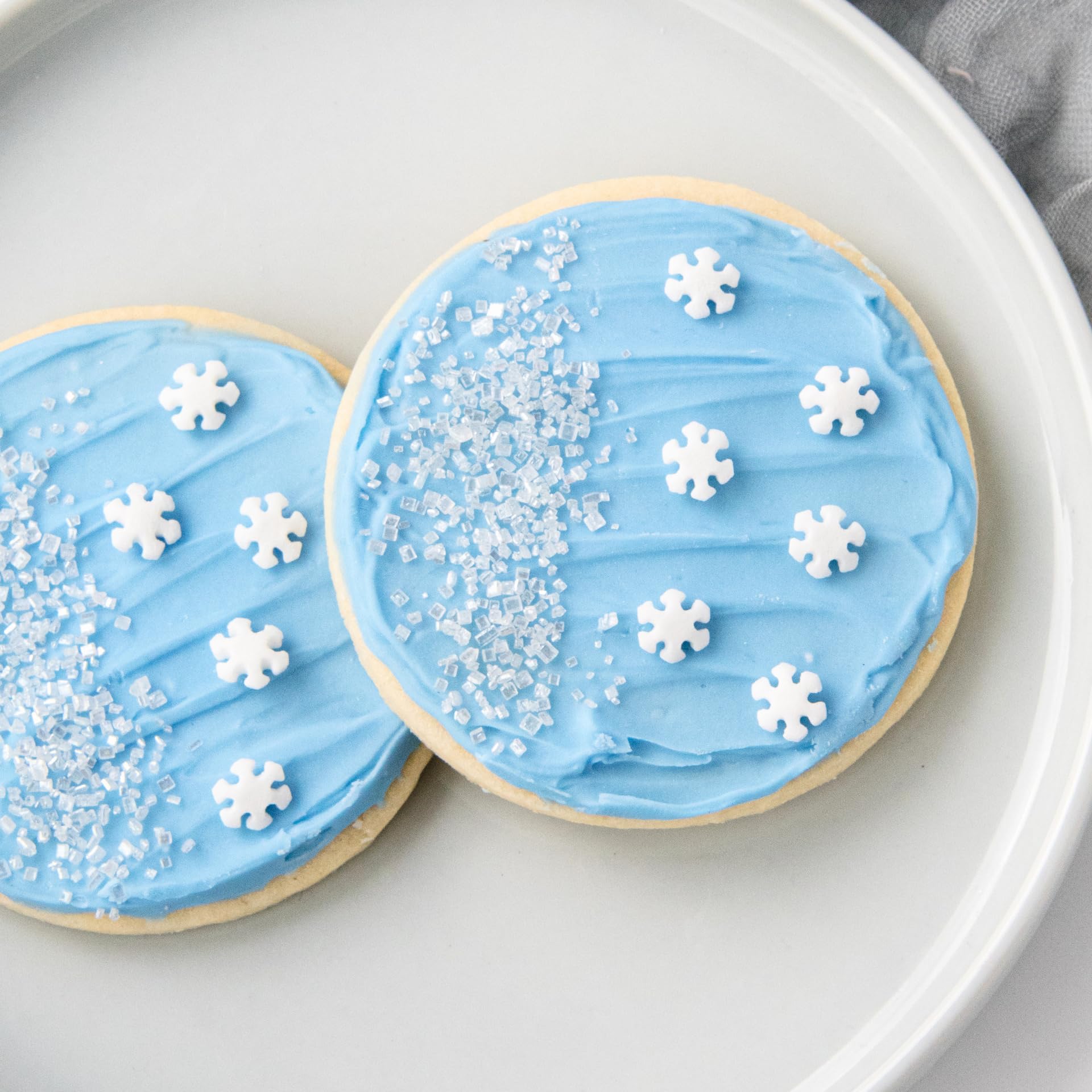 Sweets Indeed White Decorating Sugar - White Sanding Sugar Crystals for Baking & Decorating Cupcakes, Cookies, Cakes & Desserts - Wedding, Holiday