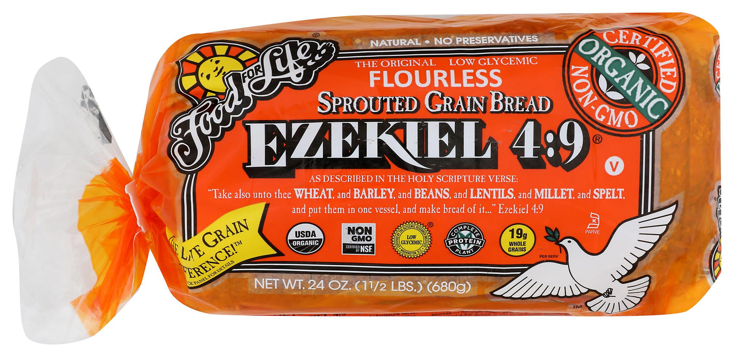 Food for Life Organic Ezekiel 4:9 Bread, 24 OZ