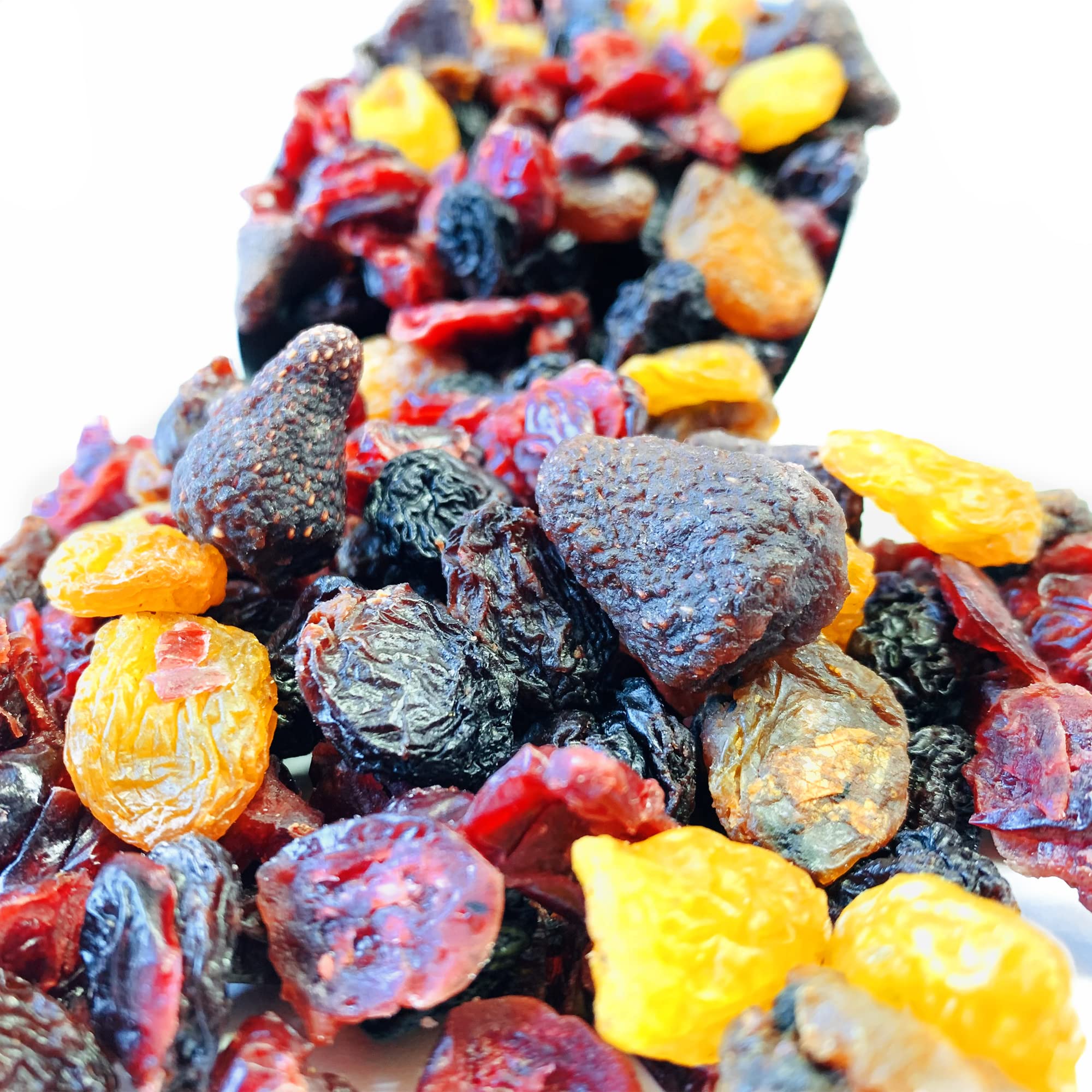 NY SPICE SHOP Happy Cherry Berry Trail Mix - 3 Pound Healthy Trail Mix - Mixture of Peanuts, Almonds, Pecans, Cranberries, Golden Raisins, Diced