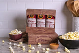 Amish Country Popcorn | 3-1lb Bag Gift Set - Medium White, Medium Yellow and Rainbow Popcorn Kernels | Old Fashioned, Non-GMO and Gluten Free