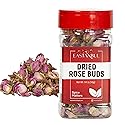 Eastanbul Dried Rose Buds, 1.4oz Edible Rose Buds For Desserts, Caffeine-Free Tea, Edible for Baking, Jam, Crafting, Dry, Natural, Vegan, Non GMO