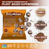 Drizzilicious Mini Flavored Rice Cakes Cookies & Cream - Rice Crisps, Healthy Snack for Adults and Kids, Vegan, Gluten Free Snack, Allergen Free, Only