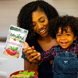 bfruitful Freeze-Dried Strawberry Banana, Freeze Dried Fruit Mix for Kids or Adults, Fresh Fruit Bites, No Sugar Added & Vegan, Kosher, Non GMO, 0.56