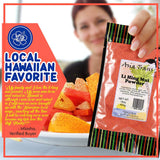 Asia Trans Li Hing Mui Crack Seed Plum Powder - Hawaiian Favorite - Sweet, Sour, & Salty Dried Asian Umeboshi Topping for Desserts and Snacks (16 oz)