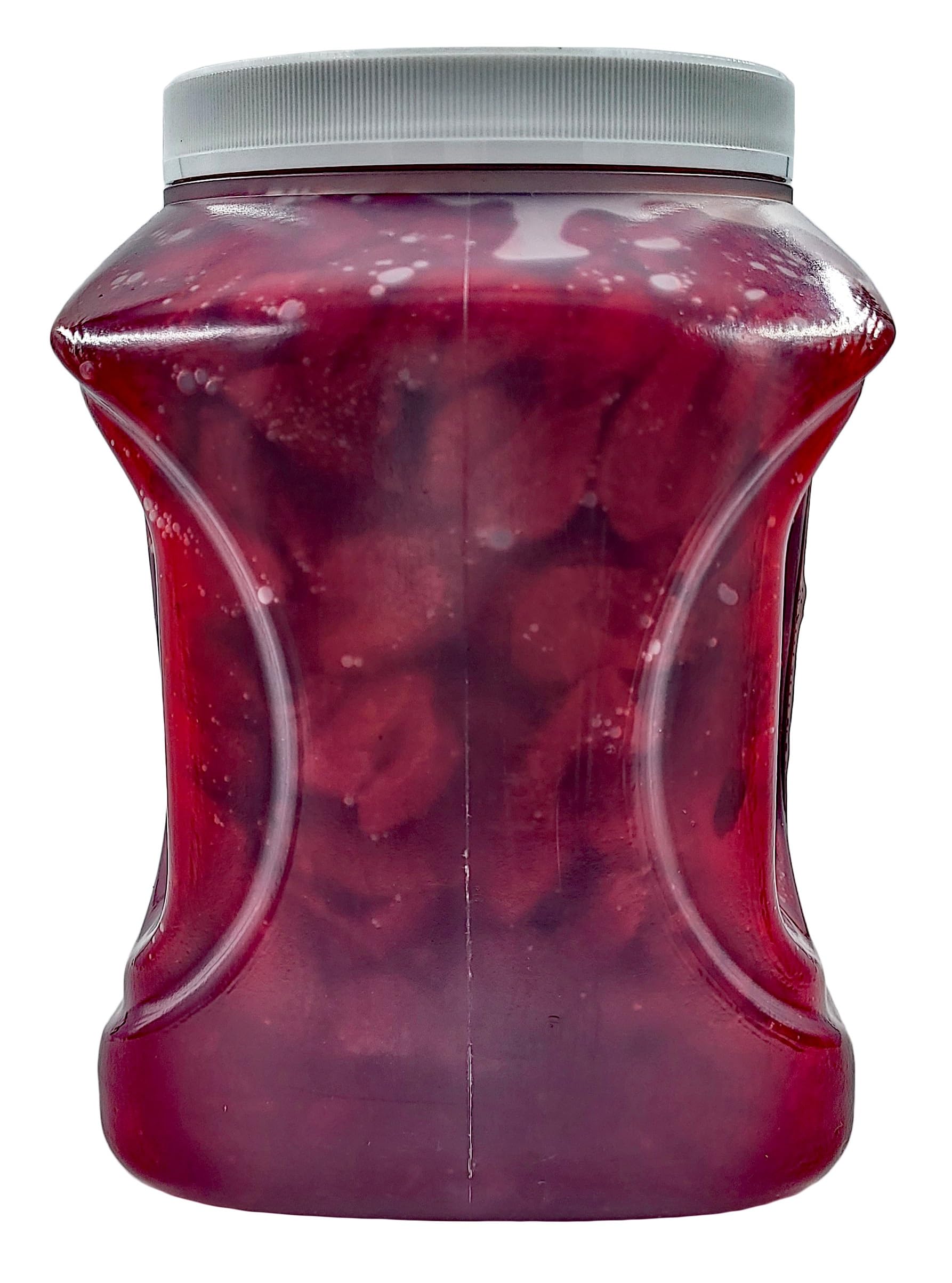 Sliced strawberry topping