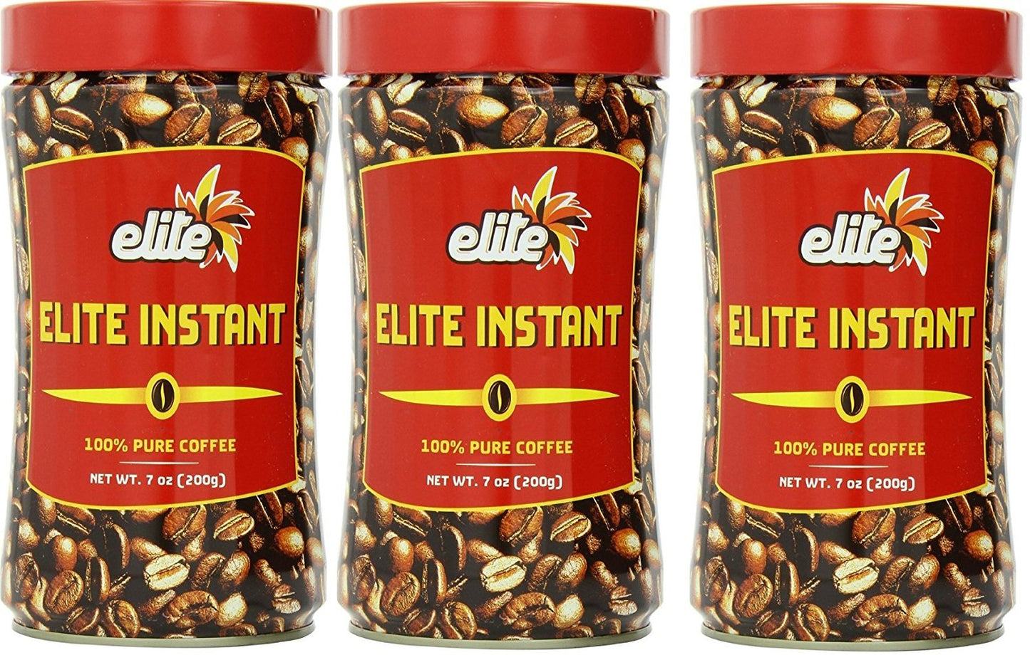 Elite Instant Coffee, 7oz (3 Pack) | Rich & Aromatic, Product of Israel, Kosher excluding Passover