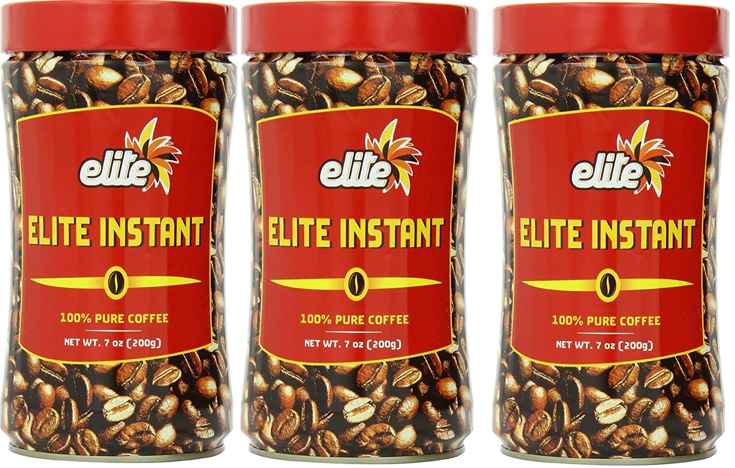 Elite Instant Coffee, 7oz (3 Pack) | Rich & Aromatic, Product of Israel, Kosher excluding Passover