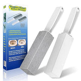 Laiyeoy Toilet Bowl Cleaner Pumice Stone -Hard Water Stain Remover with Ergonomic Handle, Powerfully Removes Toilet Bowl Rings?Rust &Lime?Ideal
