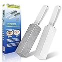 Laiyeoy Toilet Bowl Cleaner Pumice Stone -Hard Water Stain Remover with Ergonomic Handle, Powerfully Removes Toilet Bowl Rings?Rust &Lime?Ideal