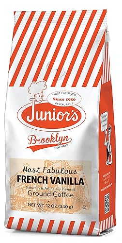 Junior's Most Fabulous Ground Coffee, 12 oz (French Vanilla, 1 bag)