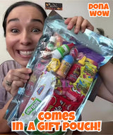 Blue Raspberry Pickle Kit With Takis-Mexican Candy Gift Box From Tiktok Fruit Rollup, Lucas Gusano Chamoy, Lucas Swinkles Salsagheti, Gushers, Mango