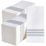 Vplus 300 PACK Guest Towels Disposable Bathroom, Decorative Bathroom Napkins Cloth Feel, Soft, and Absorbent Disposable Paper Hand Towel for Dinners