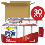 Scott Paper Towels, Task Size, 30 Family Double Rolls (119 Sheets Per Roll)