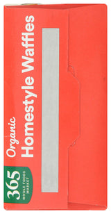 365 by Whole Foods Market, Organic Homestyle Waffles, 6 Pack, 7.4 oz
