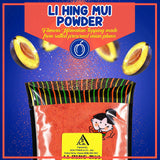 Asia Trans Li Hing Mui Crack Seed Plum Powder | Hawaiian Favorite | Sweet, Sour, & Salty Dried Asian Umeboshi Topping for Desserts and Snacks (2 Pack