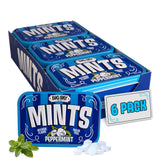 Big Sky Sugar Free Peppermint Mints - 50 Count Tin (Pack of 6) | Kosher Certified, Vegan Peppermint Candy | Aspartame & Gluten Free | Natural Breath