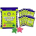 Better Sour Guava Calamansi Lime Gummy Stars Candy, Guava Sour Candy with Bold Tropical Flavor, Healthy Sour Candy Gluten Free Snack, Fiber Gummies