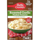 Betty Crocker Roasted Garlic Mashed Potatoes, Made with Real Potatoes, 4 oz