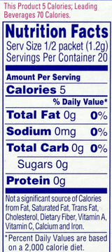 Crystal Light On The Go Peach Mango With Caffeine Drink Mix, 10-Packet Box (Pack of 18)