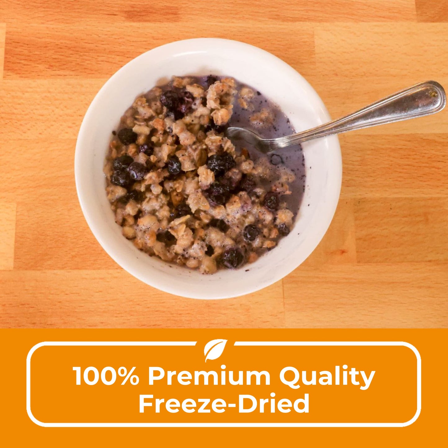 Nutristore Freeze-Dried Blueberry Granola | Emergency Survival Bulk Food Storage Meal | Perfect for Everyday Quick Meals and Long-Term Storage | 25