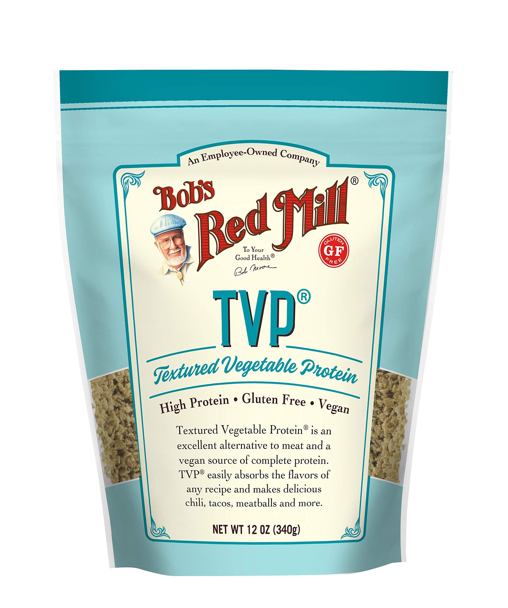 Bob's Red Mill TVP, 12oz (Pack of 1) - Vegan, Made in USA, Unflavored, Kosher
