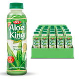 OKF CORPORATION Aloe Vera King Drink with Pure Aloe Pulp, Variety Flavors, 16.9 oz. (Original, Pack of 20), Korean Premium Health Beverage