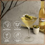 Santa Barbara Olive Co. Dirty Martini Mix - Elevate your cocktails with real olive brine! Premium and all-natural. 6pk, 375mL each