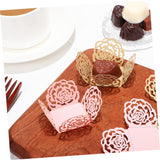 UTHCLO 100pcs Chocolate Wrappers Unique Design for Weddings Birthdays and Parties Decorative Mini Cupcake Liners for Candy Packaging and Presentation