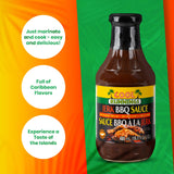 Cool Runnings Jerk BBQ Sauce 465ml - Bold and Smoky Jamaican-Style Barbecue Sauce for Grilling, Marinating, Dipping and Oven-Baked Dishes