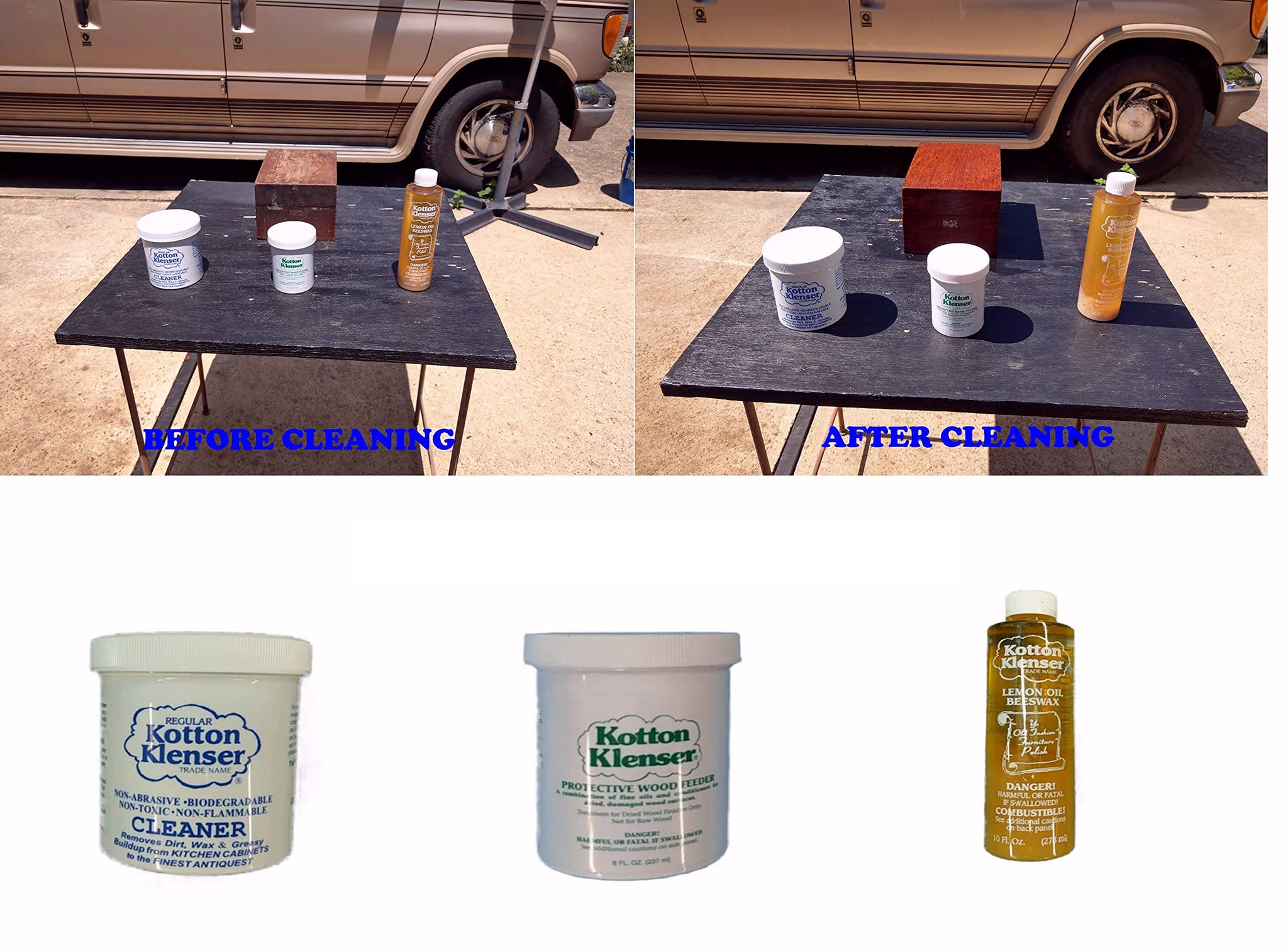 Kotton Klenser Wood Restoration Cleaner 16 Oz.