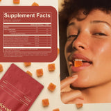 Spicy Cubes Dailies for Her - Feminine Balance Wellness Gummies with Saffron & Fenugreek - Natural Mood Support, Female Vitality & Energy - Tropical