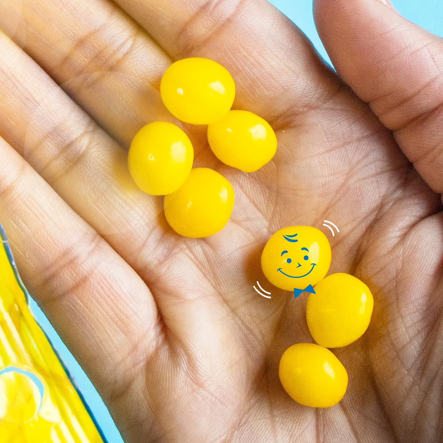 Lemonhead Hard Lemon Candy, Refreshingly Citrus, Resealable Bag, 12 oz