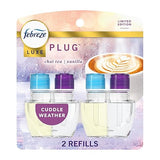 Febreze Plug In Air Freshener, Odor-Fighting Scented Oil Refill, Air Fresheners for Home and Bathroom and Kitchen, Long Lasting for Strong Odors