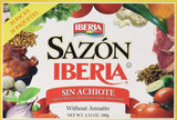 Iberia Sazon without Annatto, 3.52 oz, Perfect Seasoning Made With a Combination of Finest Herbs and Spices, 36 Packs