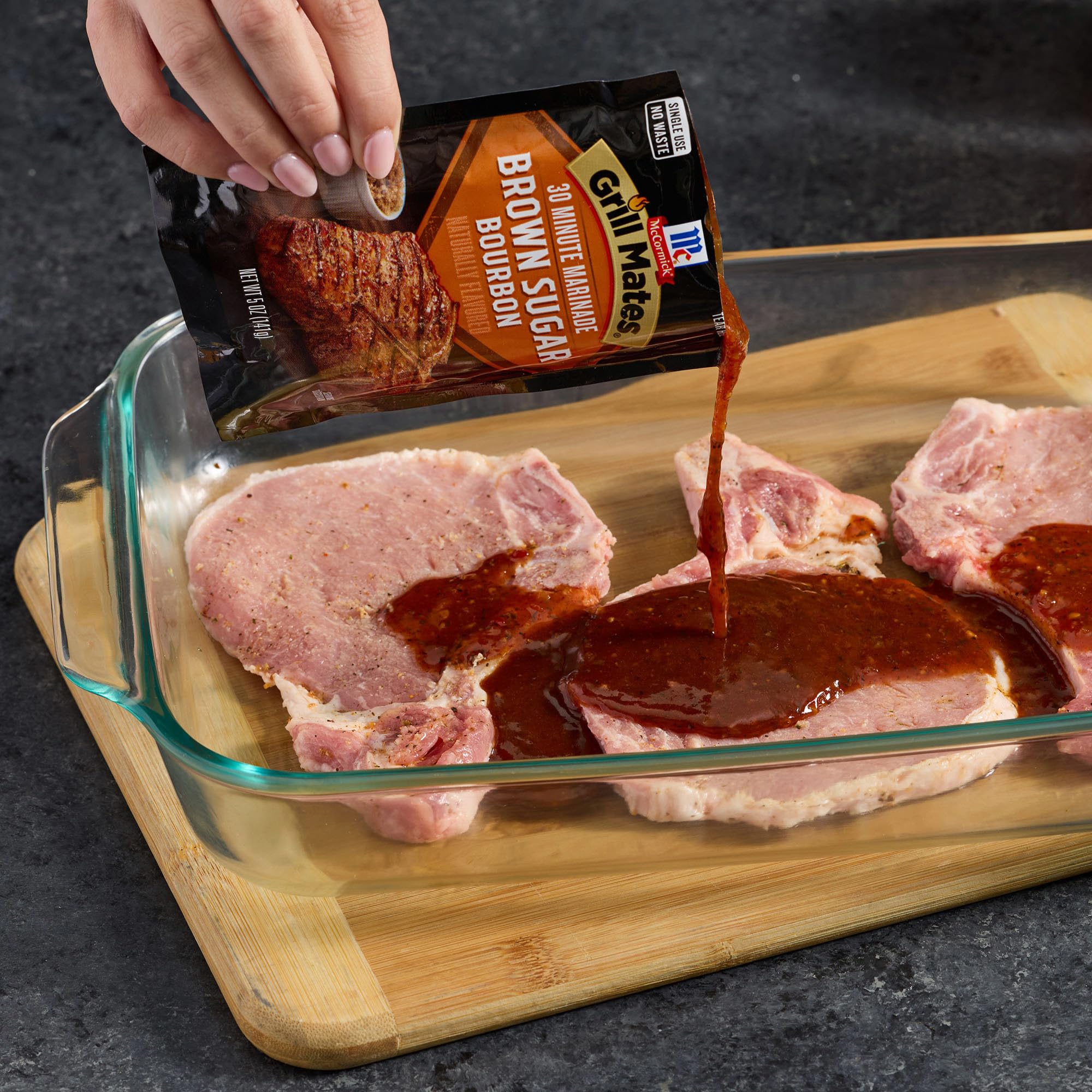 McCormick Grill Mates Brown Sugar Bourbon 30 Minute Marinade, 5 oz