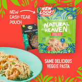 Natural Heaven Angel Hair Pasta, Hearts of Palm - Naturally Rich in Potassium, Low-Calorie Veggie Noodles, Keto & Gluten-Free Food, Vegan, 9 Oz Ea