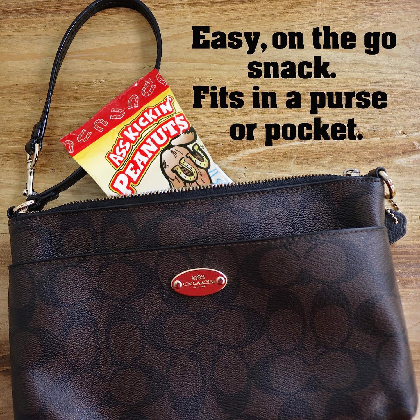 ASS KICKIN’ Habanero Pepper Spicy Hot Peanuts - 1oz 24 Pack - Ultimate Spicy Gourmet Gift Travel Size Peanuts Great on the Go Snack - Try if you dare!