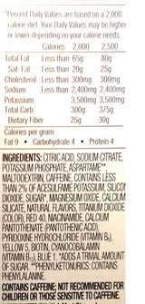 Great Value Sugar Free, Low Calorie ENERGY Watermelon Limeade Drink Mix (Pack of 6)