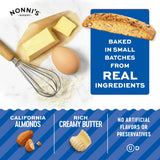 Nonni's Originali Almond Biscotti, Individually Wrapped Italian Cookie Snacks, 8 Servings (Pack of 1)