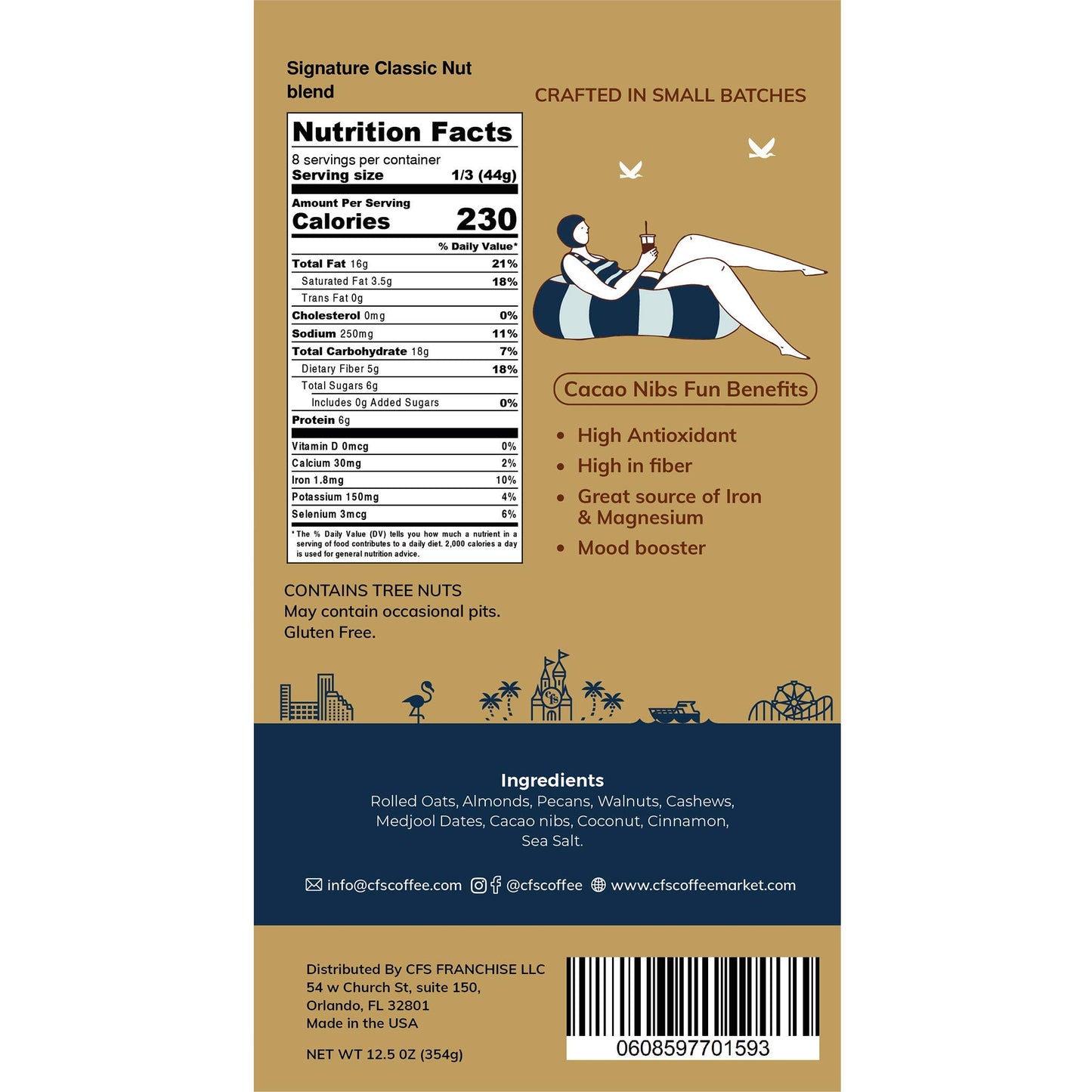 CFS GRANOLA, GLUTEN FREE PLANT-BASED, NON GMO 12 OZ (CHOCO COCO)