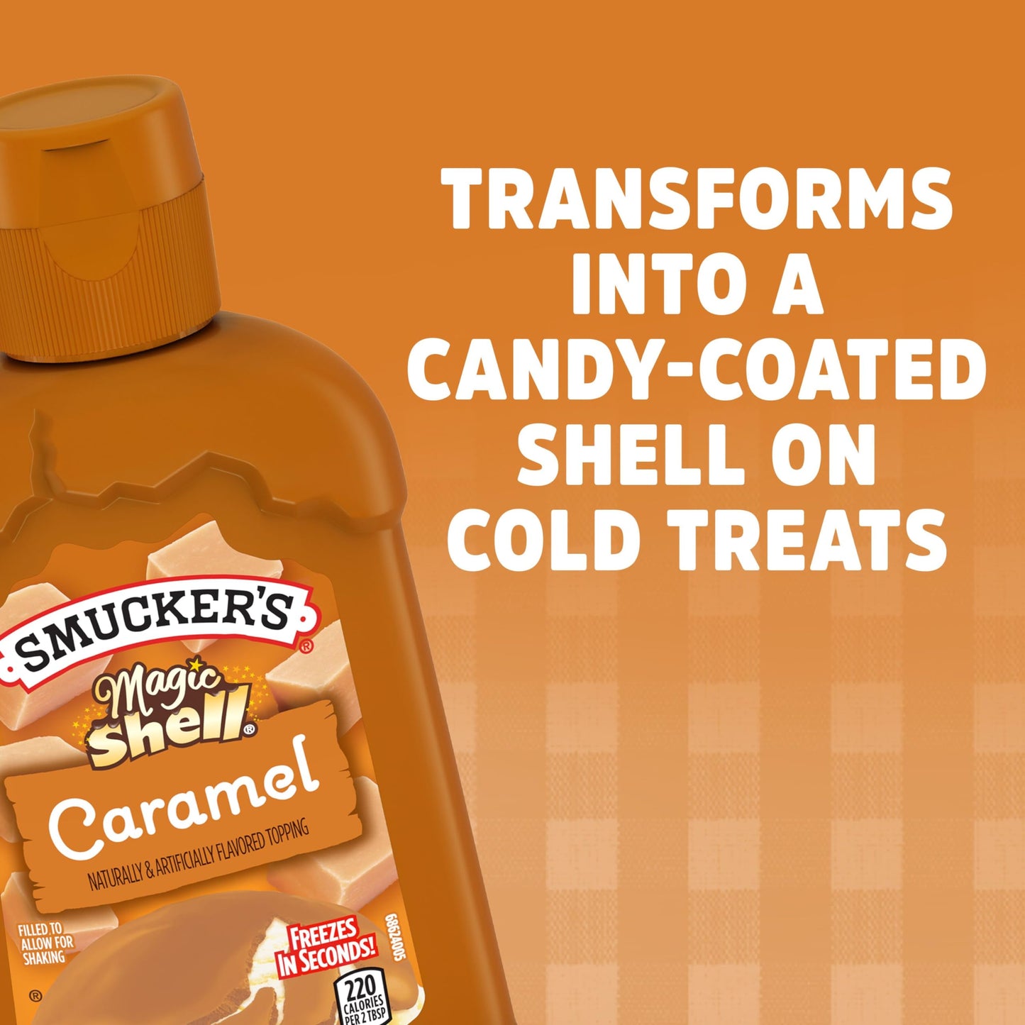 Smucker's Magic Shell Caramel Flavored Topping, 7.25 Ounces
