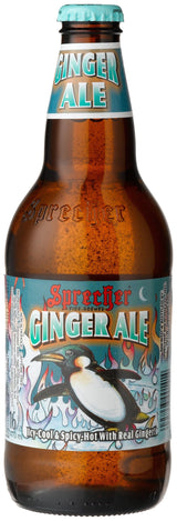 Sprecher GINGER ALE FROM GLENDALE, WISCONSIN IN THE MIDWEST, 16-Ounce Glass Bottle (Pack of 12)
