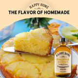 Happy Home Pineapple Extract, Gluten-Free, Kosher, 4 fl oz