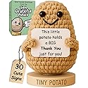 Thank You Gift - Tiny Potato with 30 Appreciation Signs - Funny Gratitude Gift for Women Men Coworker Doctor Nurse Teacher Boss Manager - Employees