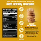 Every Body Eat Crunchy Cookie Bites Ginger Cinnamon - Gluten Free, Dairy Free, Vegan Snack Cookies, 5 Ounce