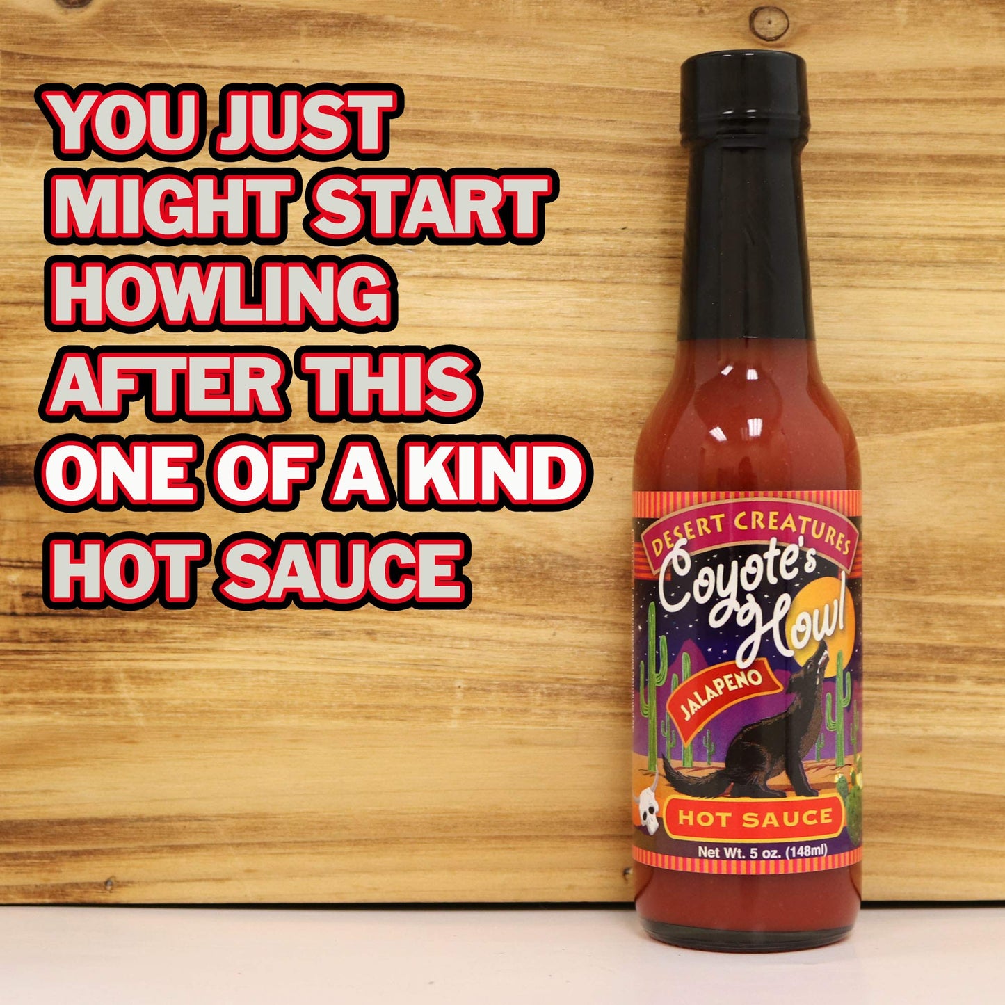 Desert Creatures Hot Sauce - Coyote's Howl With Jalapeno